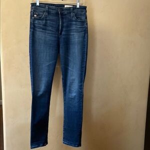 AG Mari high-rise slim straight leg jean
